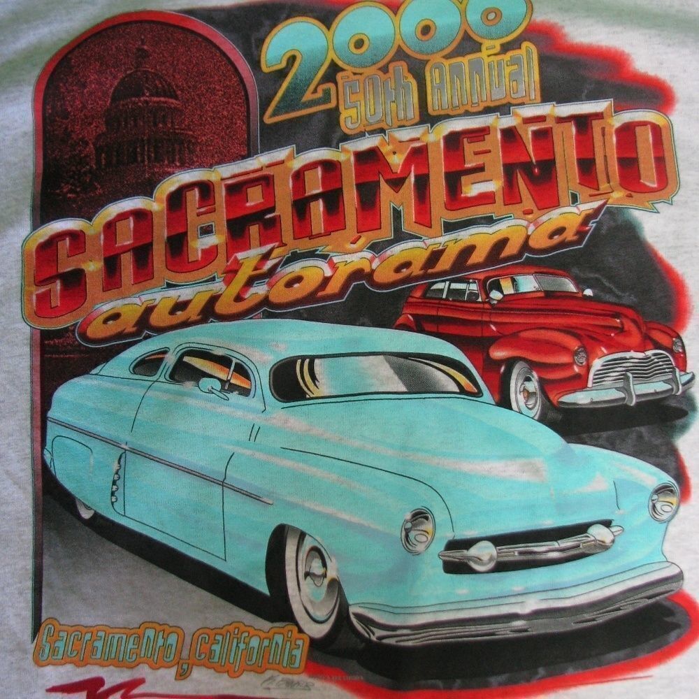NWOT Vintage Sacramento Autorama Henley T-Shirt, L
